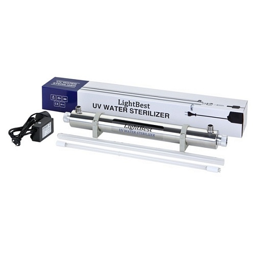 УФ стерилизатор для обеззараживания воды LightBest SDE-014, UV-1GPM, 1x14W