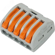 Клемма соединительная LightBest LBW 222-415 5-ти проводная 0.08-4 мм